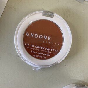 Palette Lip To Cheek Blush Undone Beauty 3-IN-1 Color Cream - Flare